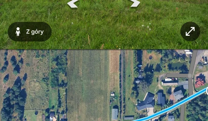 Działka rolno-budowlana Cisie Nowiny, ul. Nowiny