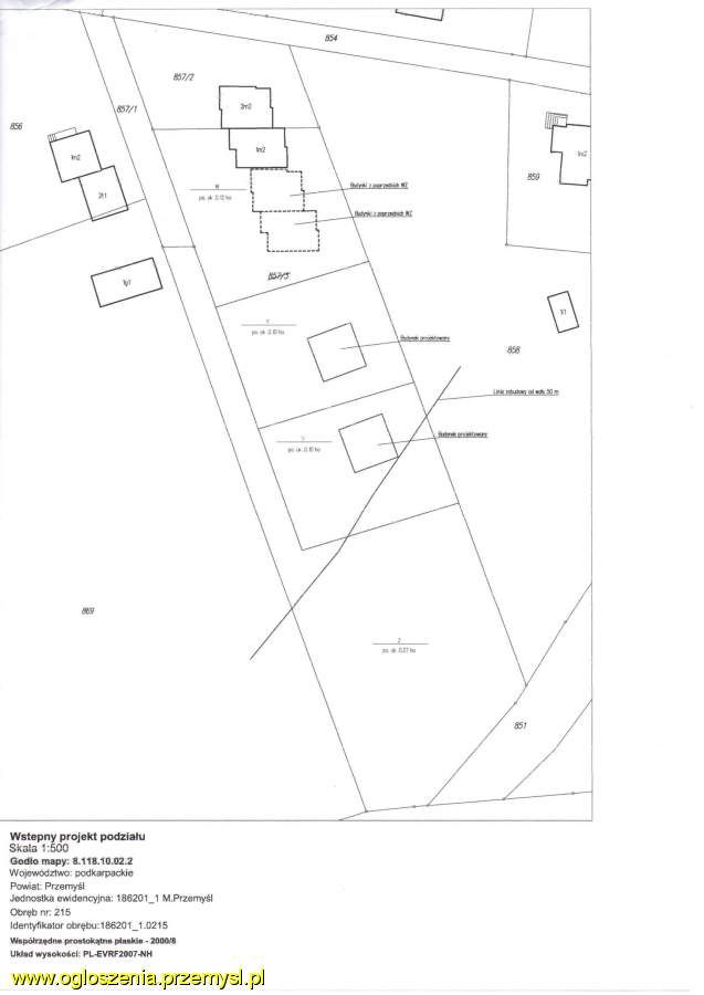 Działka budowlana Przemyśl, ul. Budowlanych. Zdjęcie 2