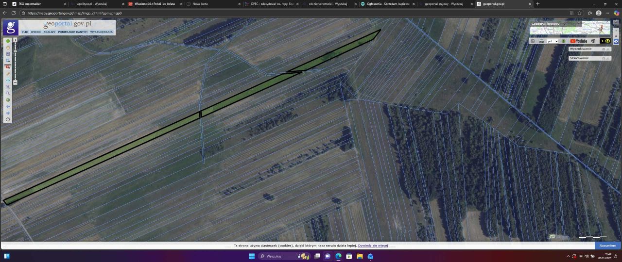 Działka rolna Emilianówka