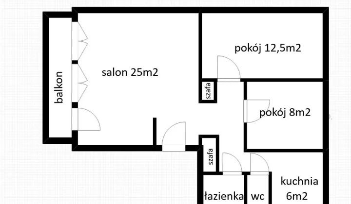Mieszkanie 3-pokojowe Lublin Czuby, ul. Radości
