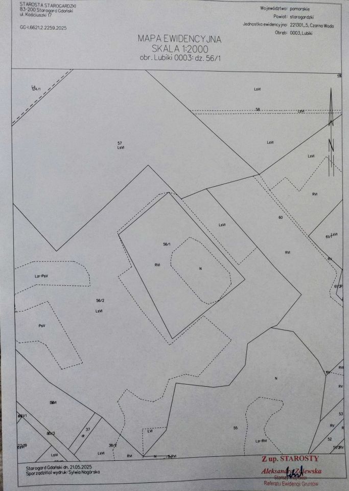 Działka siedliskowa Czarna Woda Lubiki. Zdjęcie 4