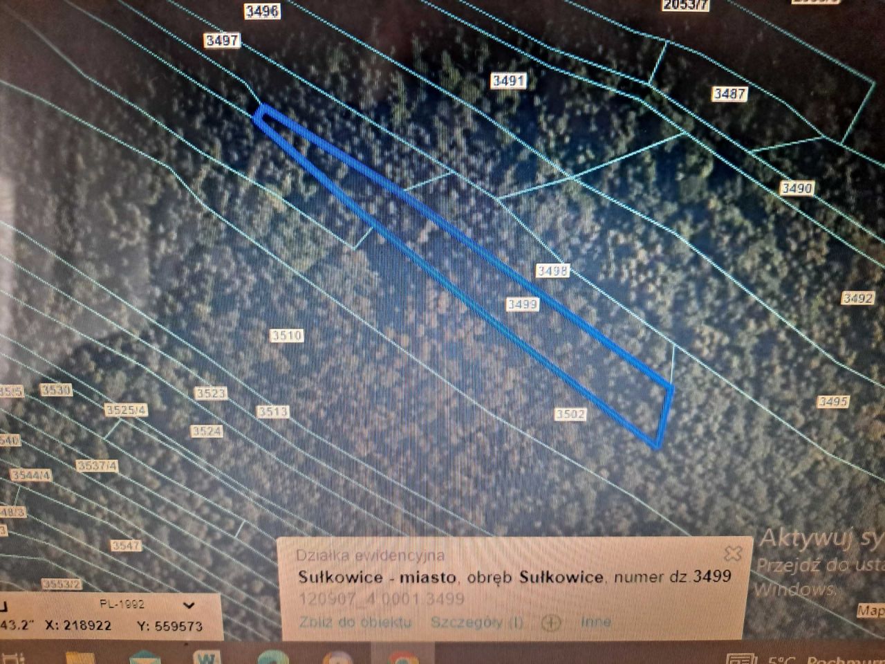 Działka leśna Sułkowice. Zdjęcie 2