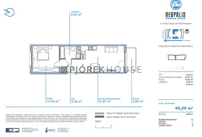 Mieszkanie 2-pokojowe Warszawa Ursus, ul. Silnikowa. Zdjęcie 8