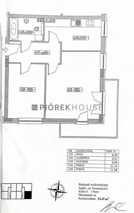 Mieszkanie 2-pokojowe Ząbki, ul. Powstańców. Zdjęcie 13