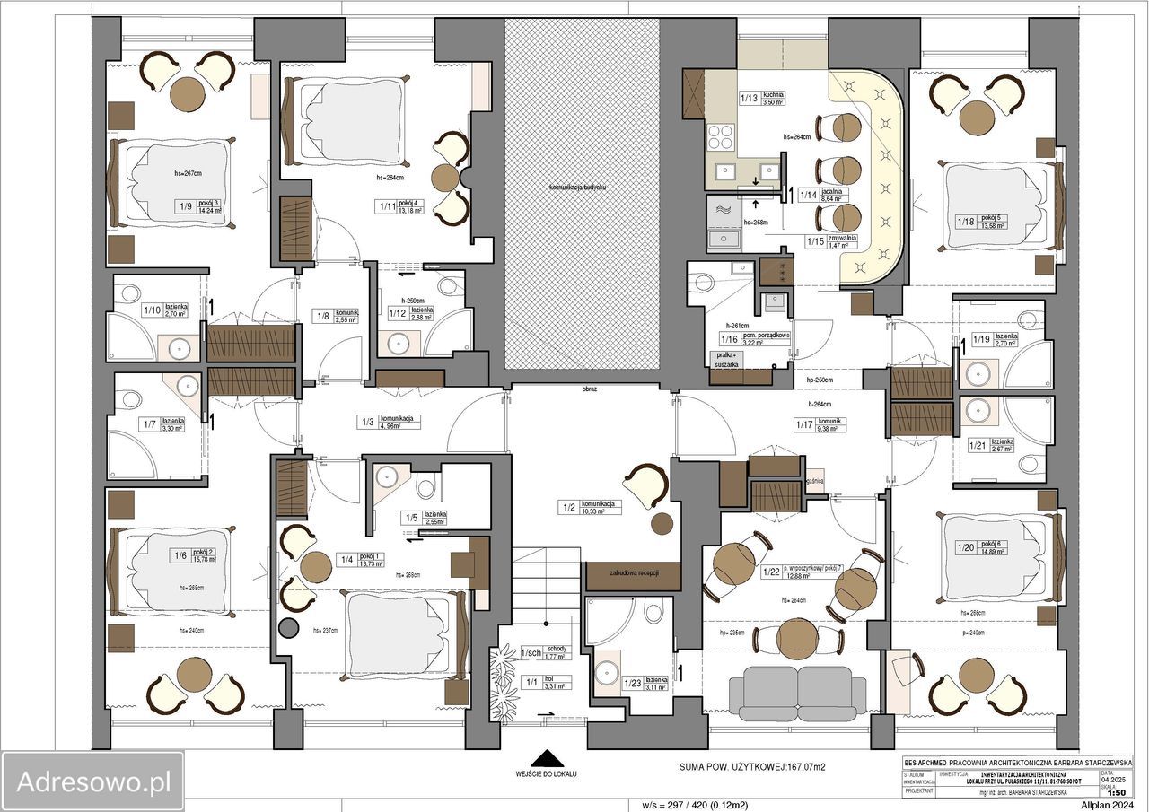 Hotel/pensjonat Sopot Sopot Dolny, ul. gen. Kazimierza Pułaskiego. Zdjęcie 20