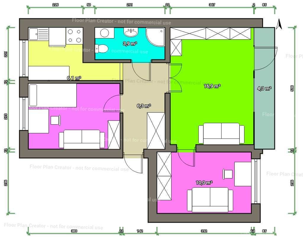 Mieszkanie 3-pokojowe Łódź Śródmieście, ul. gen. Lucjana Żeligowskiego. Zdjęcie 8