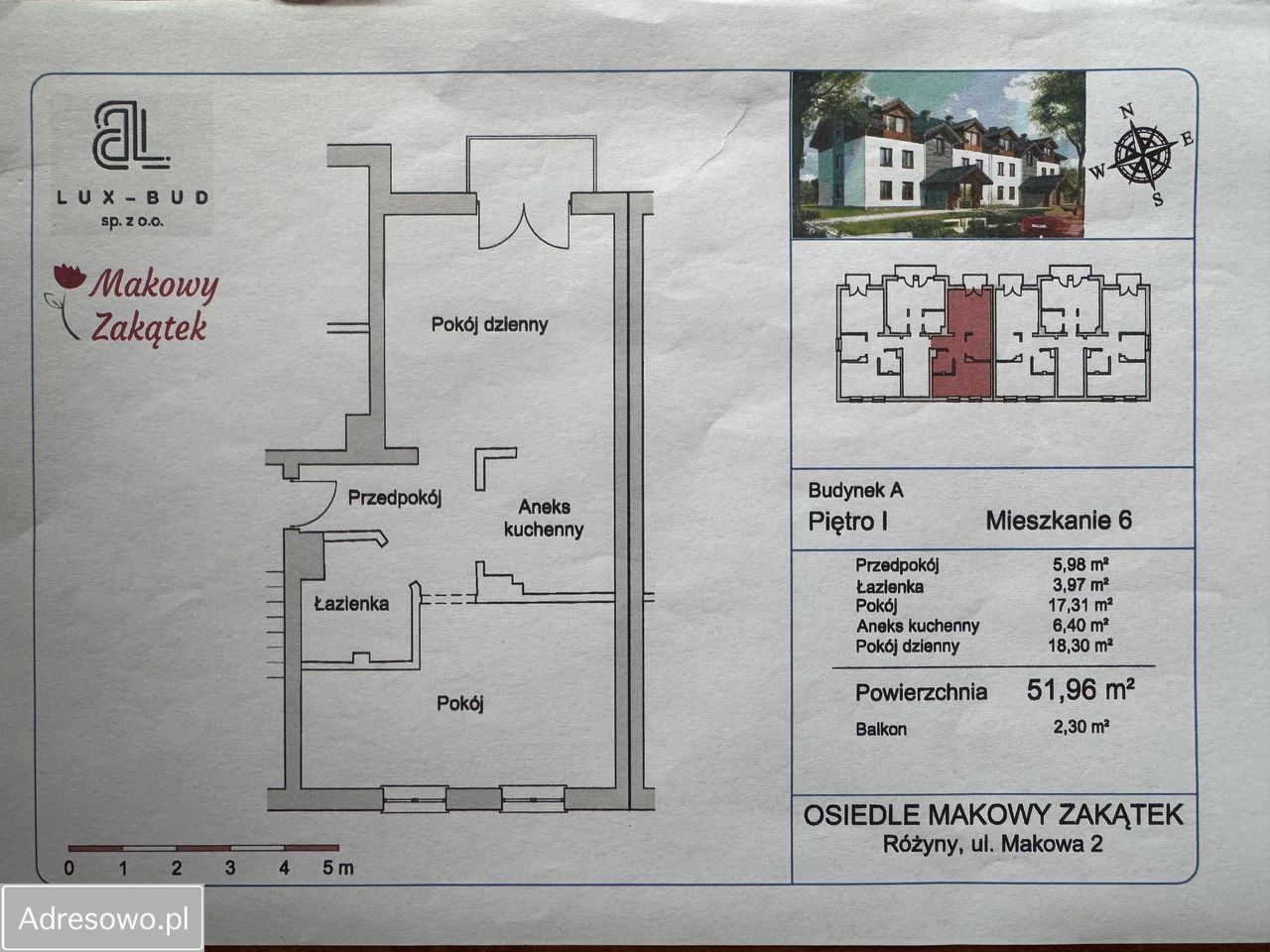 Mieszkanie 2-pokojowe Różyny, ul. Makowa. Zdjęcie 8