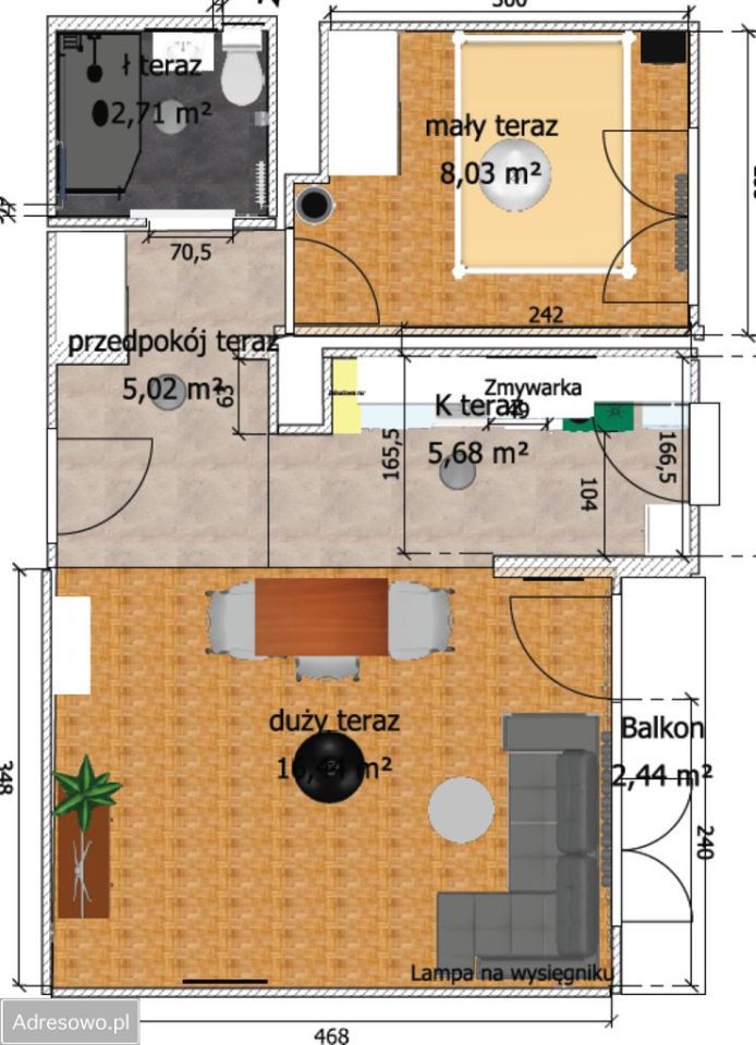 Mieszkanie 2-pokojowe Warszawa Wola, ul. Tadeusza Krępowieckiego. Zdjęcie 4