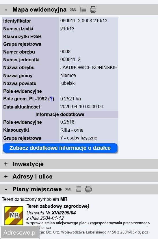 Działka budowlana Jakubowice Konińskie, ul. Do Dysa. Zdjęcie 6