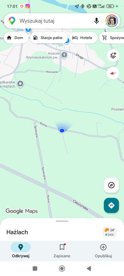 Działka rolno-budowlana Hażlach, ul. Rolna. Zdjęcie 3