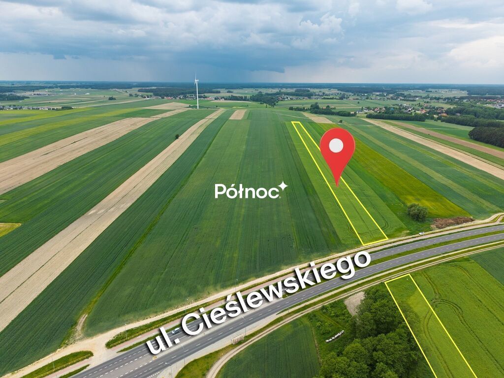Działka inwestycyjna Łomża, ul. mjr. Stanisława Cieślewskiego. Zdjęcie 2
