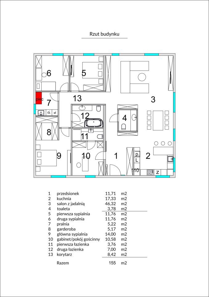 dom wolnostojący, 5 pokoi Radzyny. Zdjęcie 11