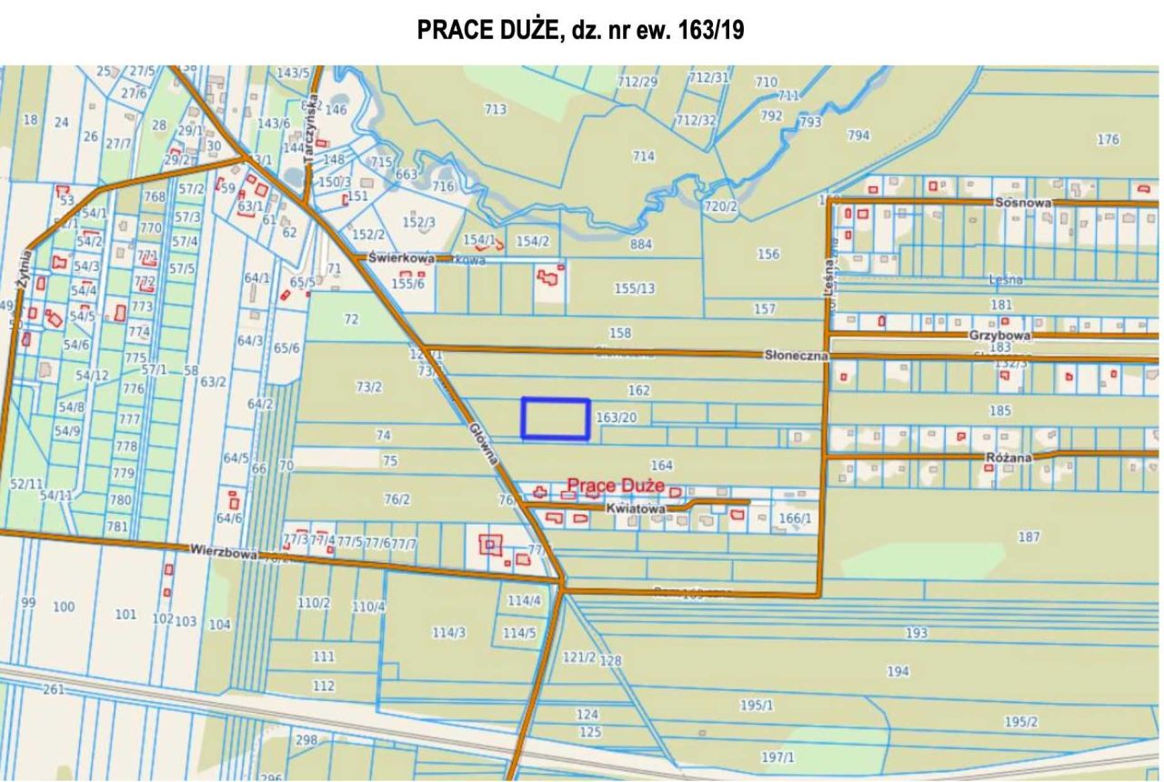 Działka budowlana Prace Duże. Zdjęcie 2