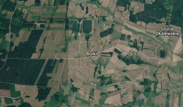 Działka rolna Borki