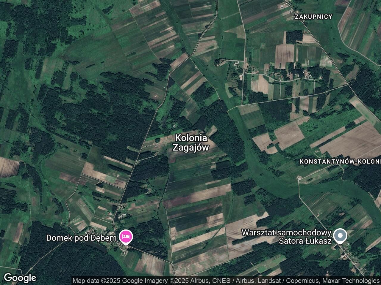 Działka rolna Kolonia Zagajów