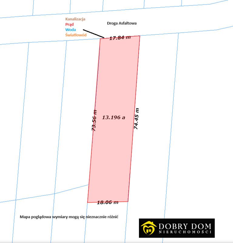 Działka budowlana Czarna Wieś Kościelna. Zdjęcie 2