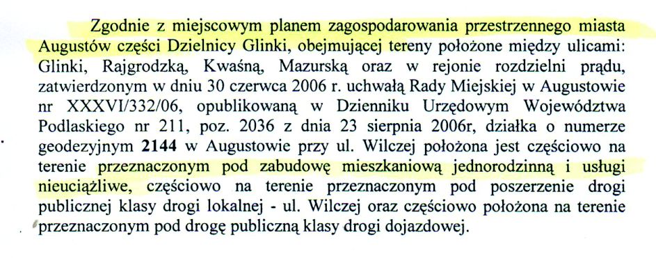 Działka budowlana Augustów, ul. Wilcza. Zdjęcie 7