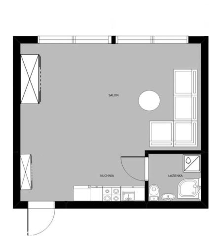 Mieszkanie 1-pokojowe Wrocław Śródmieście. Zdjęcie 11