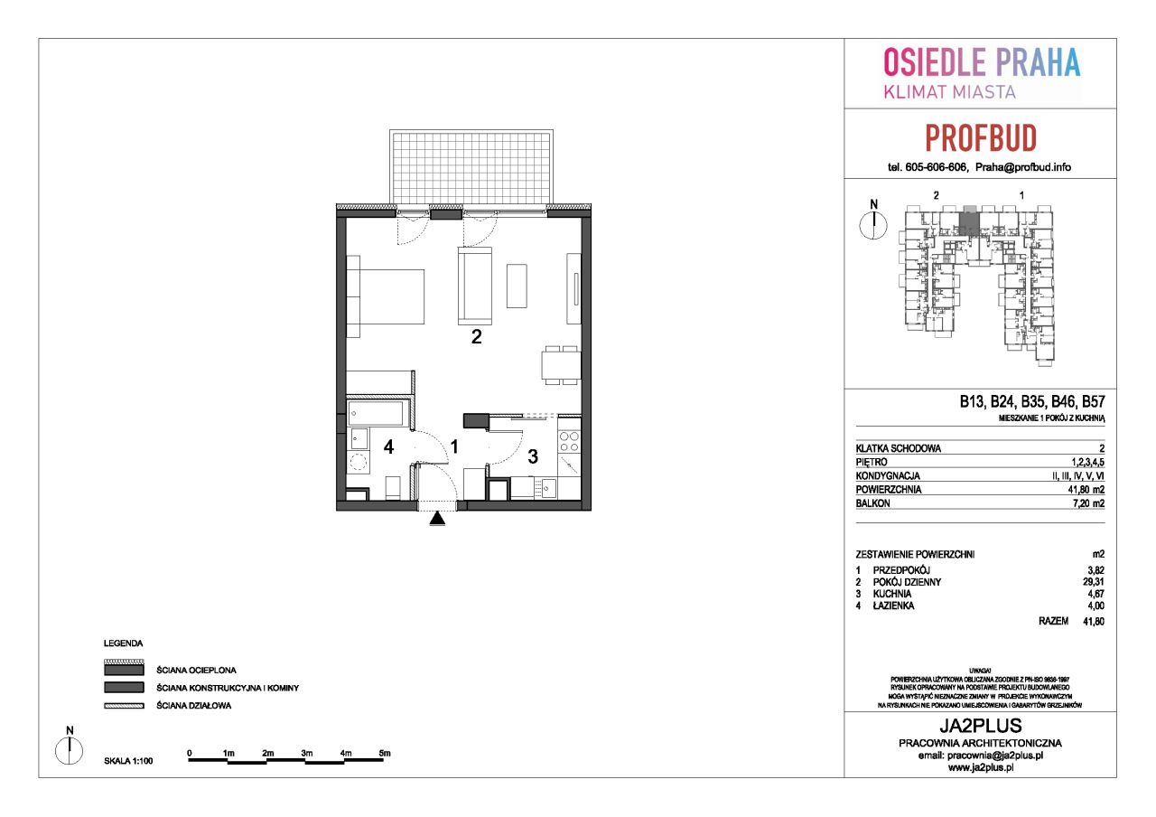 Mieszkanie 1-pokojowe Warszawa Praga-Południe, ul. Wojciecha Chrzanowskiego. Zdjęcie 4