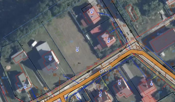 Działka budowlana Komorowo, ul. Krzywa