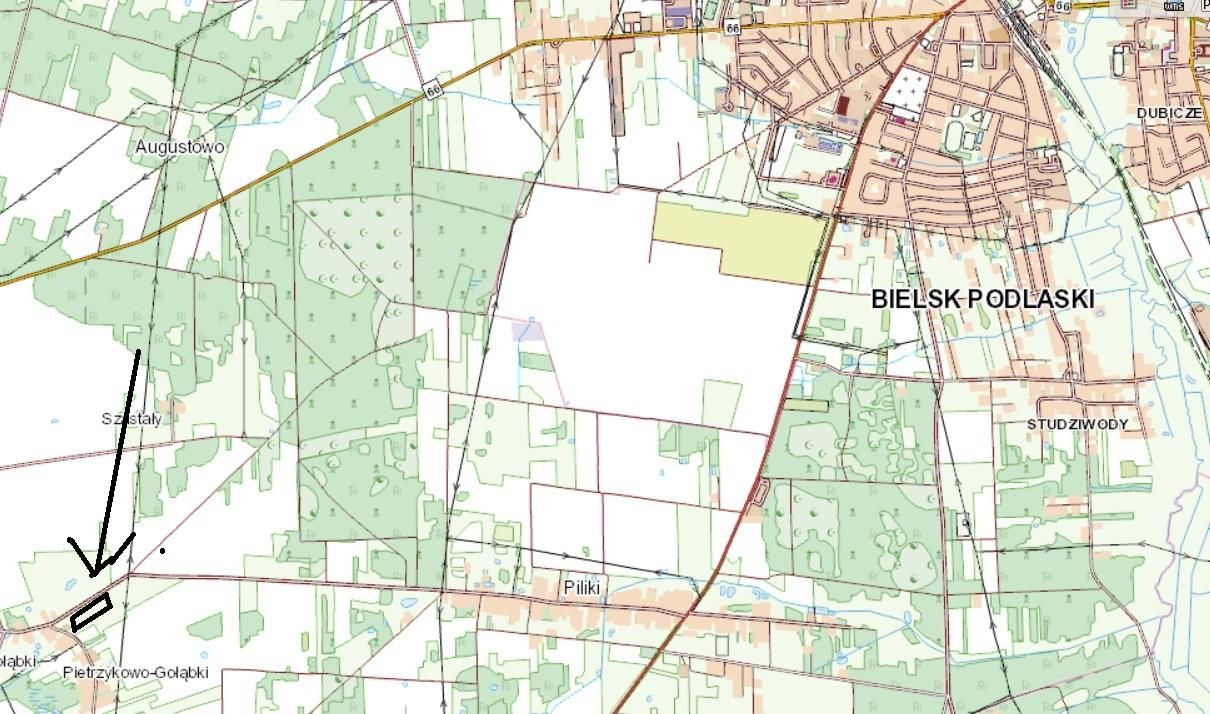 Działka budowlana Pietrzykowo-Gołąbki. Zdjęcie 3