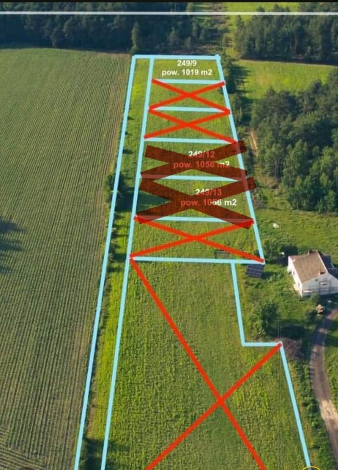 Działka budowlana Krzyżówka. Zdjęcie 1