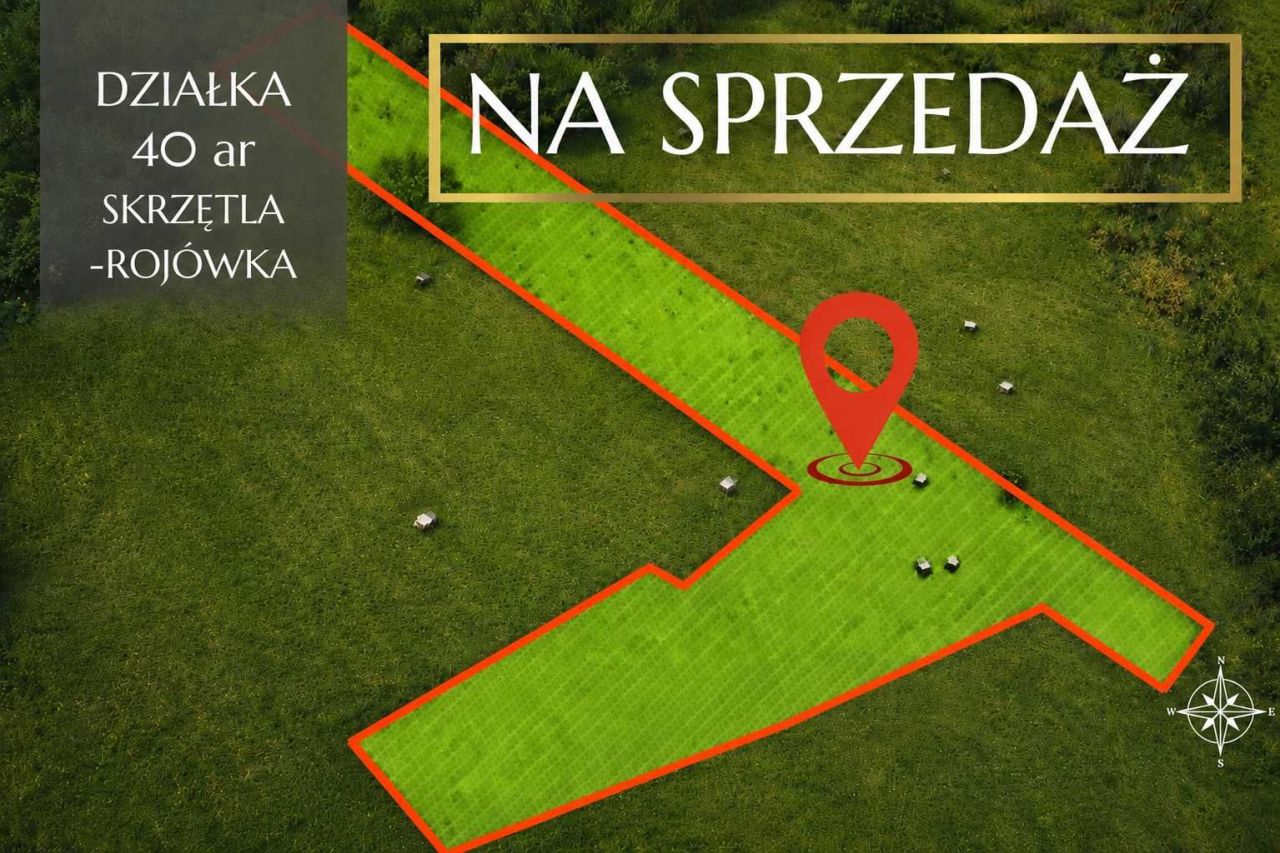 Działka rolna Skrzętla-Rojówka. Zdjęcie 1