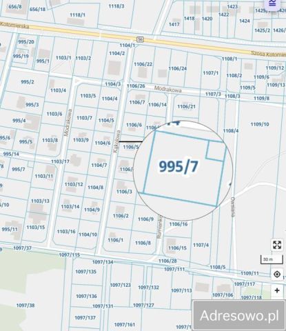 Działka budowlana Koronowo, ul. Modrakowa. Zdjęcie 1