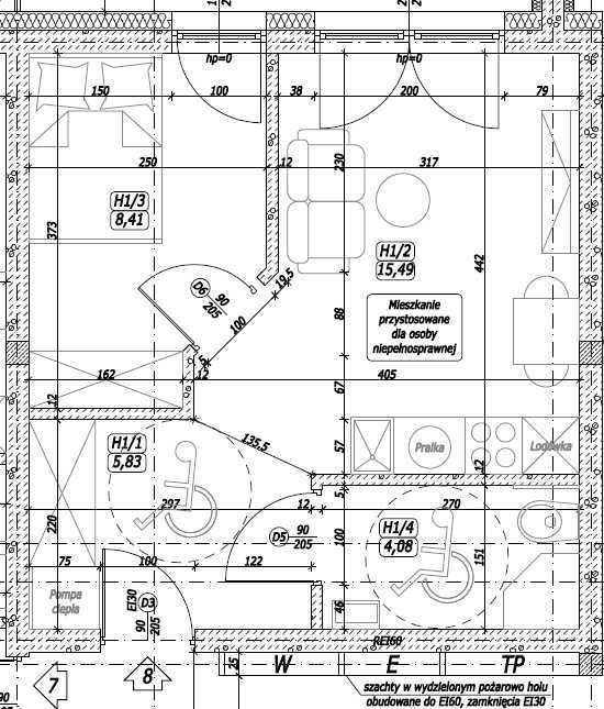 Mieszkanie 2-pokojowe Lubartów, ul. Kozłowiecka. Zdjęcie 6