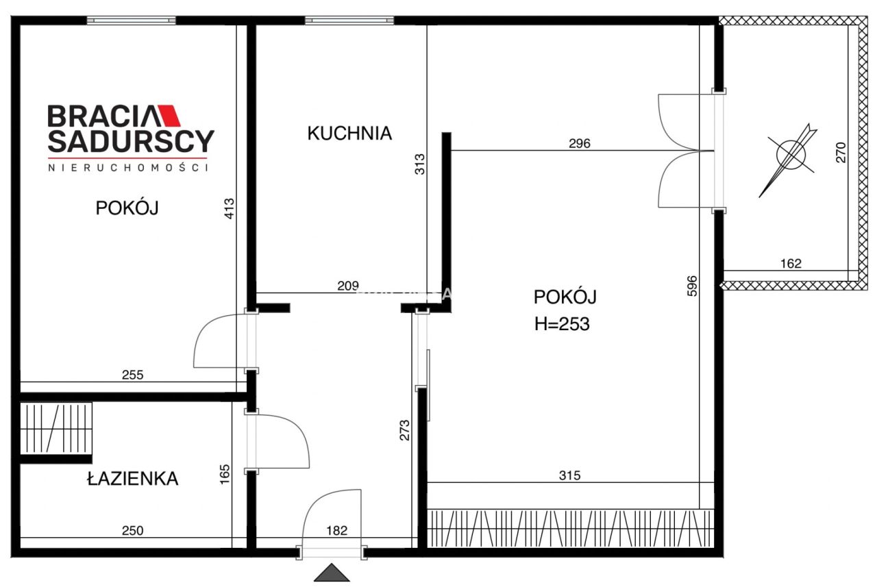Mieszkanie 2-pokojowe Kraków Śródmieście, ul. Śliczna. Zdjęcie 32