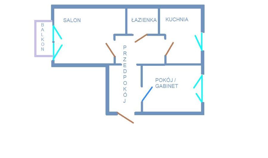 Mieszkanie 2-pokojowe Gdańsk Przymorze, ul. Kołobrzeska