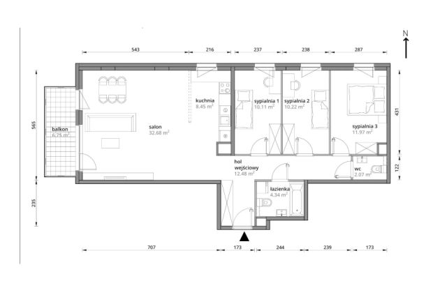Mieszkanie 4-pokojowe Warszawa Praga-Południe, ul. Podskarbińska. Zdjęcie 6