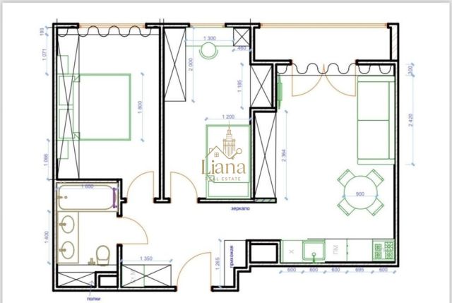 Mieszkanie 3-pokojowe Warszawa Wilanów, ul. Oś Królewska. Zdjęcie 11