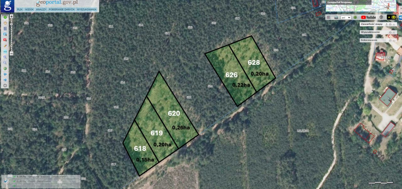 Działka leśna Czarniecka Góra. Zdjęcie 3