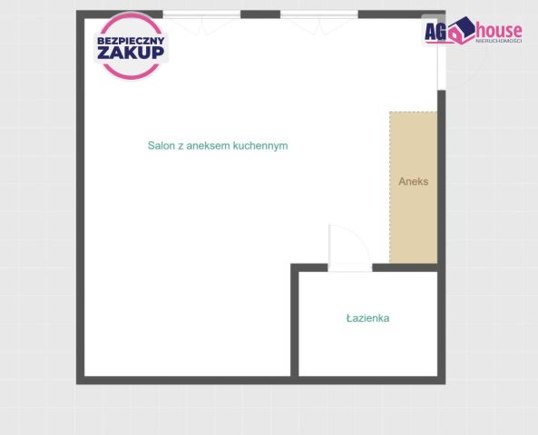 Mieszkanie 1-pokojowe Gdańsk Chełm, ul. Ludwika Hirszfelda. Zdjęcie 7