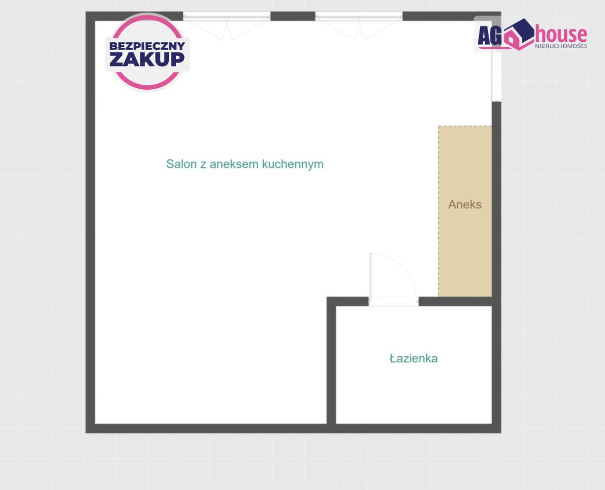 Mieszkanie 1-pokojowe Gdańsk Chełm, ul. Ludwika Hirszfelda. Zdjęcie 7