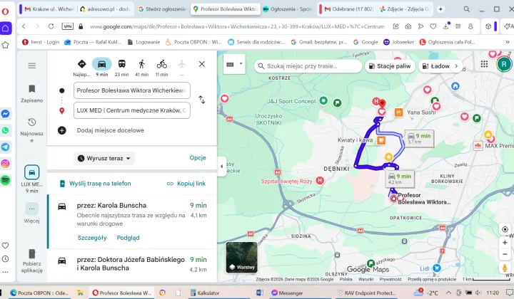 Mieszkanie 3-pokojowe Kraków Kliny, Wicherkiewicza 23