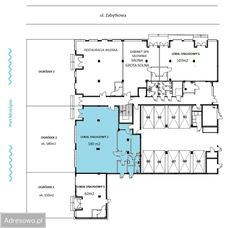 Lokal Mrzeżyno, ul. Zabytkowa. Zdjęcie 2