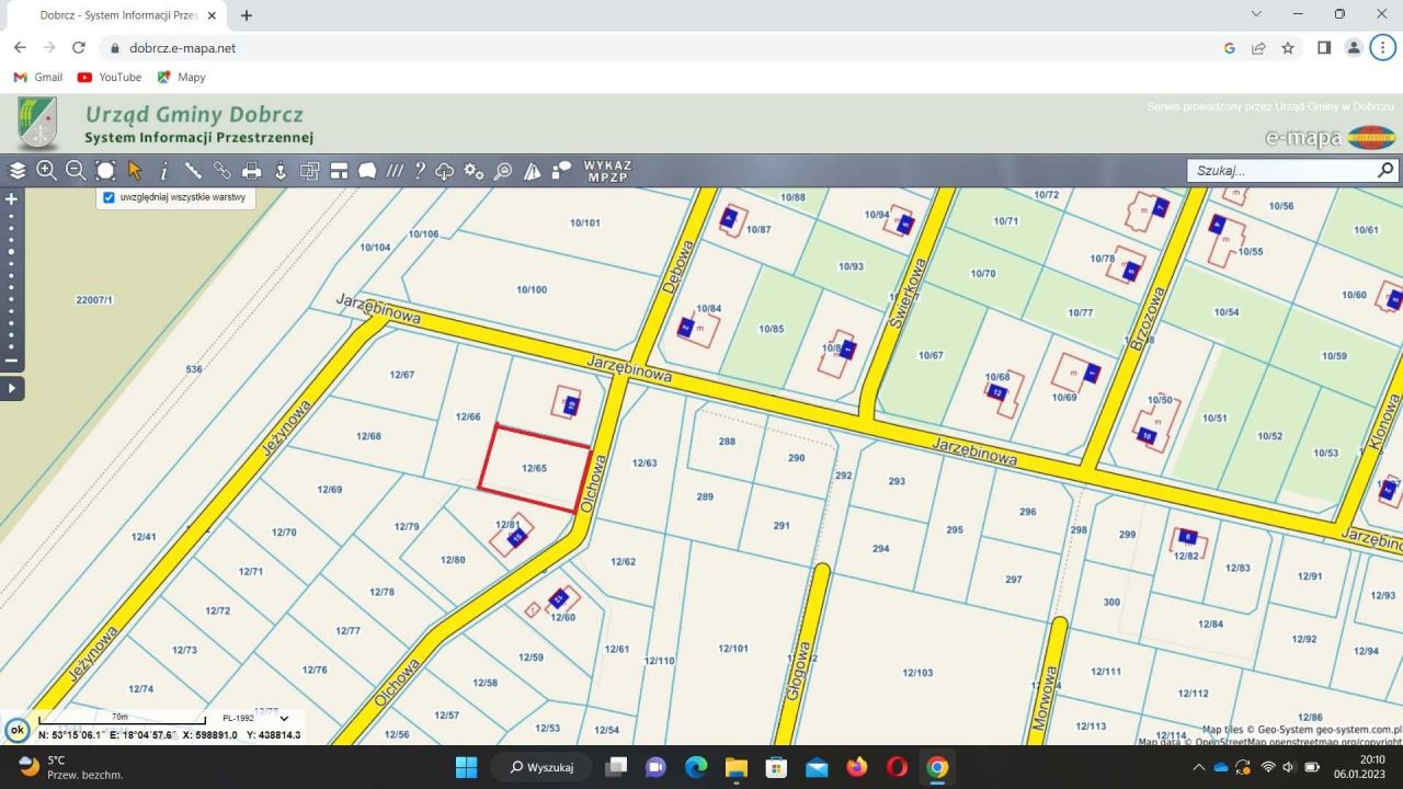 Działka budowlana Nekla, ul. Olchowa