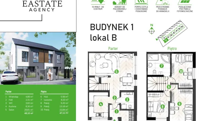 dom szeregowy, 5 pokoi Legionowo Bukowiec, ul. Grudzie