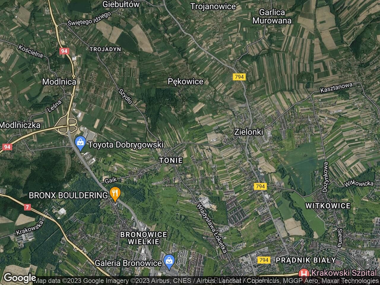 Działka budowlana Kraków Prądnik Biały, ul. Na Zielonki