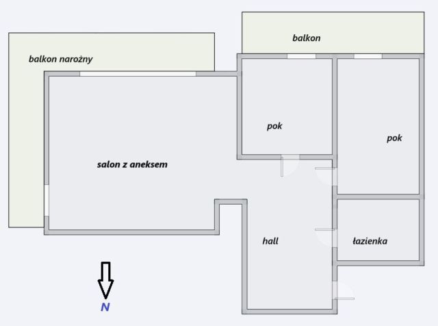 Mieszkanie 3-pokojowe Łódź. Zdjęcie 11