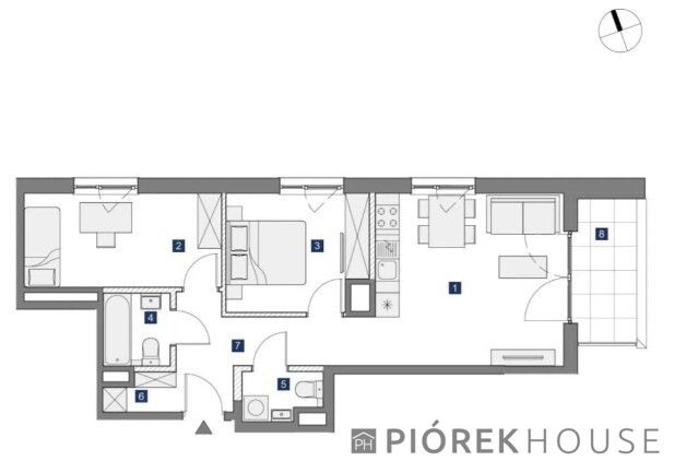 Mieszkanie 3-pokojowe Warszawa Ursynów, ul. Bokserska. Zdjęcie 10