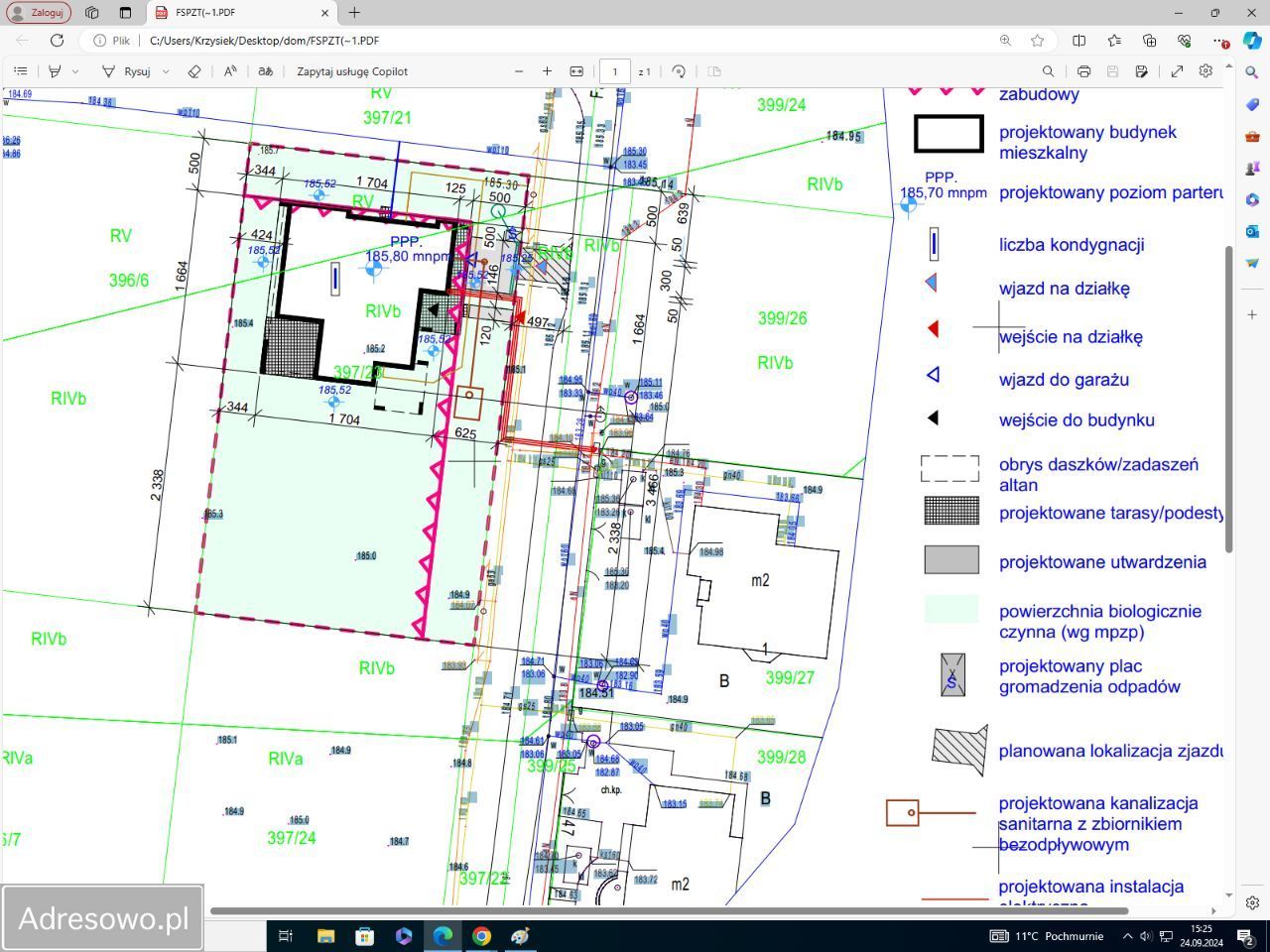 Działka budowlana Rąbień, ul. Fasolowa. Zdjęcie 2