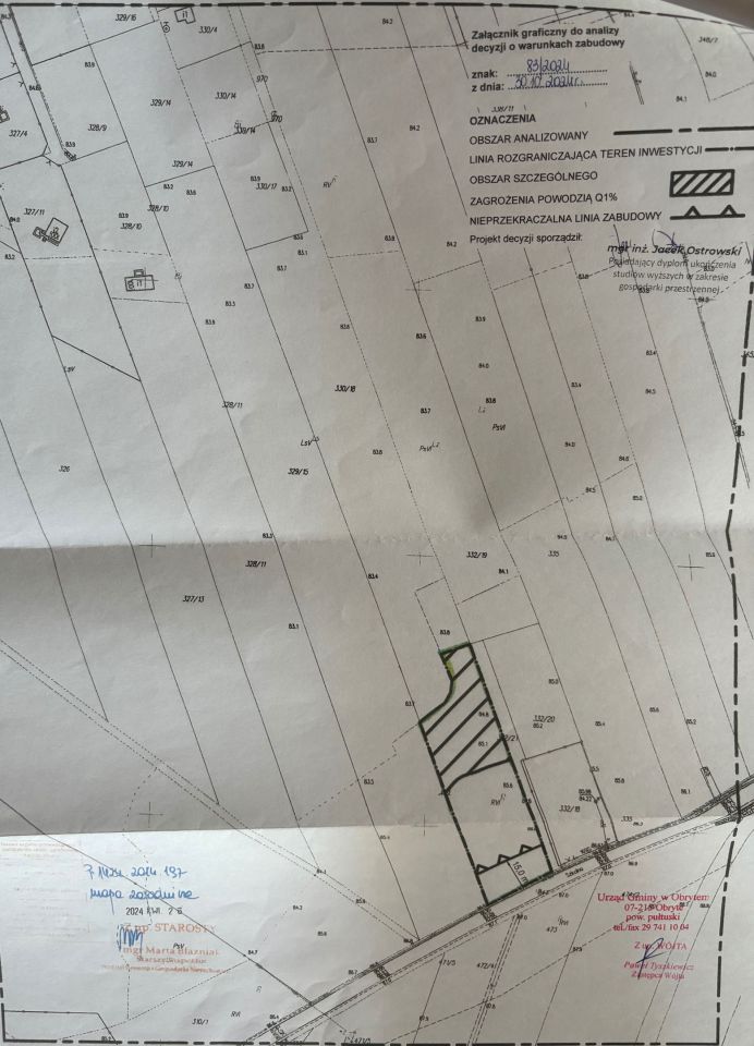 Działka budowlana Zambski Kościelne. Zdjęcie 2