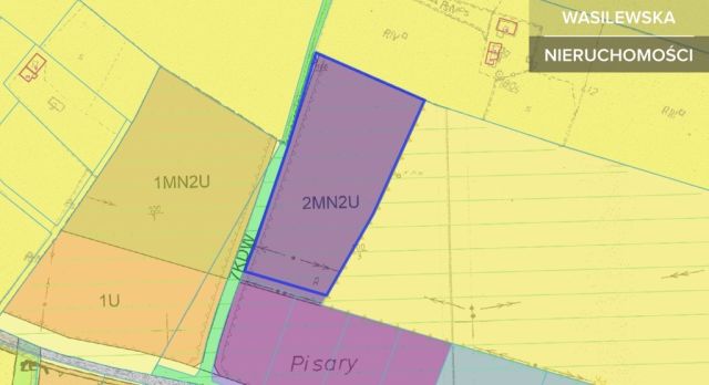 Działka budowlana Pisary. Zdjęcie 1