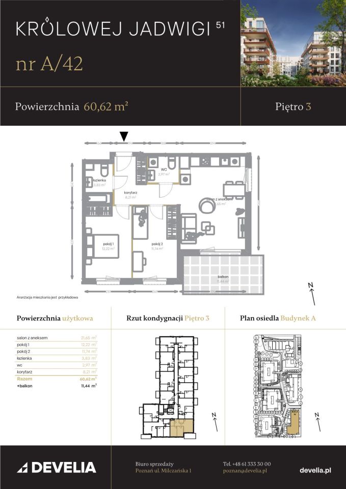 Mieszkanie 3-pokojowe Poznań, ul. Królowej Jadwigi. Zdjęcie 7