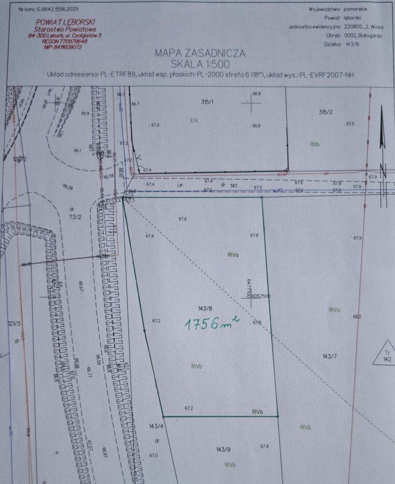 Działka rolno-budowlana Białogarda. Zdjęcie 3
