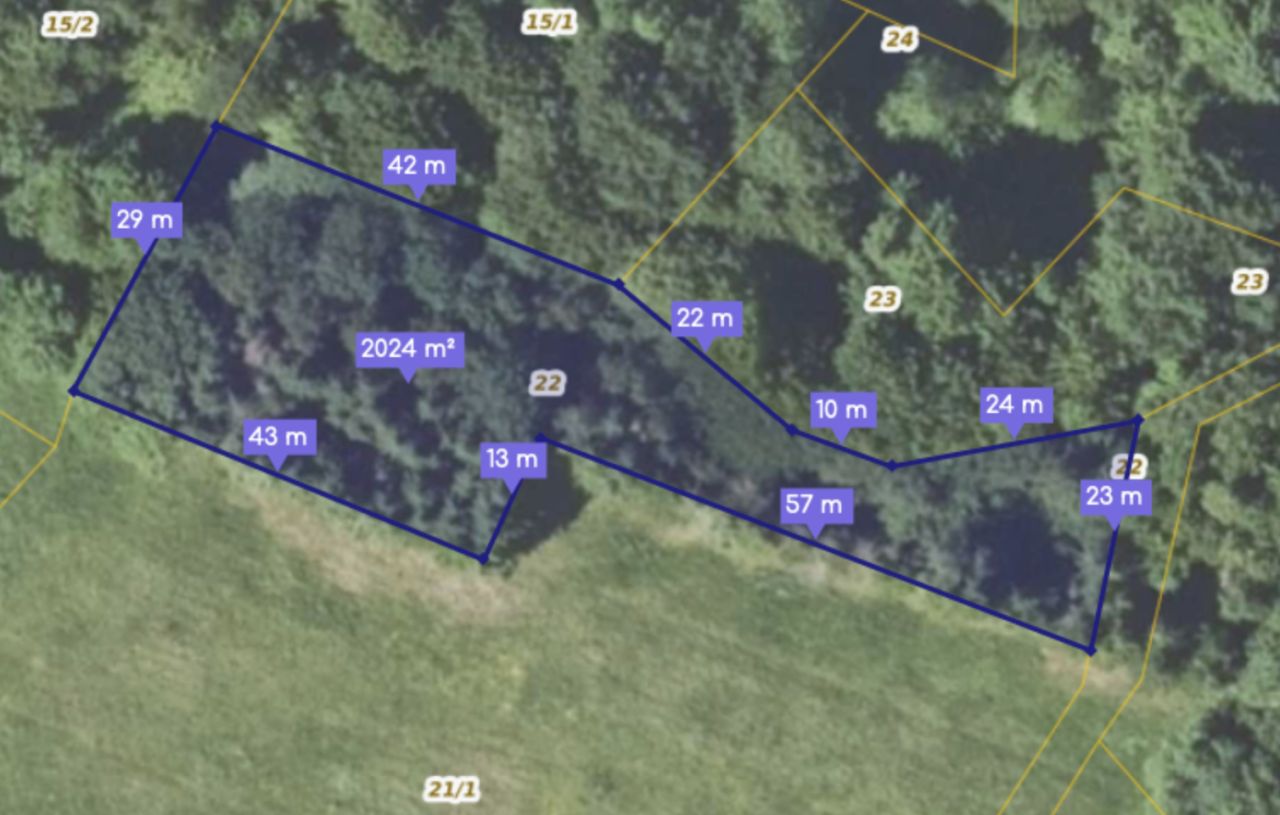 Działka leśna Izdebki. Zdjęcie 2