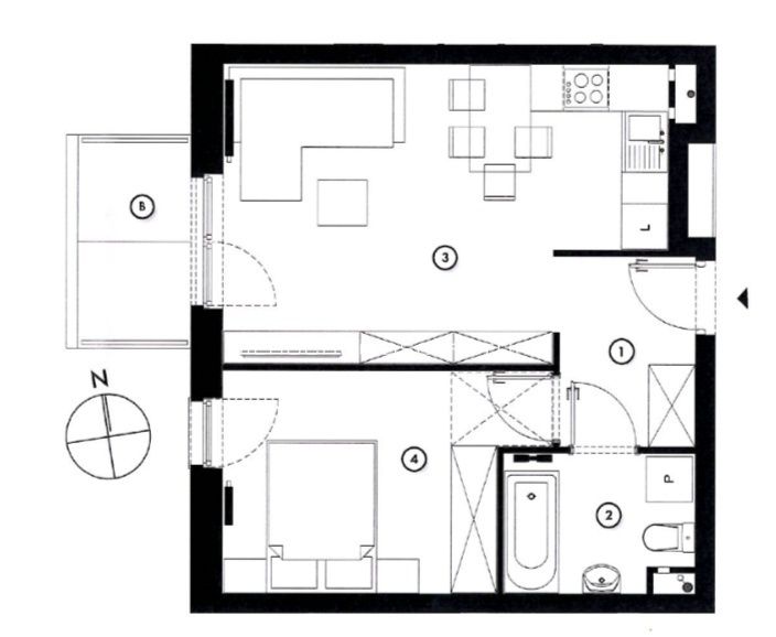Mieszkanie 2-pokojowe Dopiewiec, ul. Róży Wiatrów. Zdjęcie 20